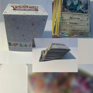 Pokemon Card Collection with Holographic Designs